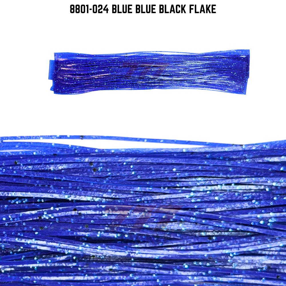 8801-024 Blue Blue & Black Flake Skirt Tab