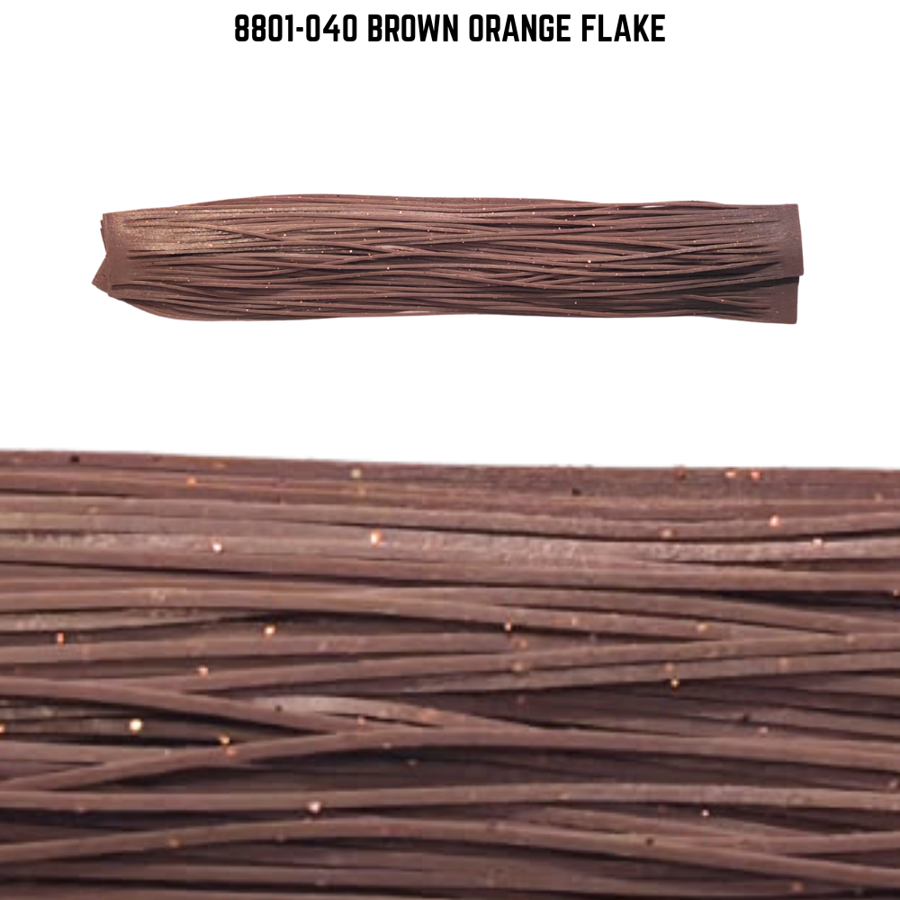 8801-040 Brown Orange Flake Skirt Tab