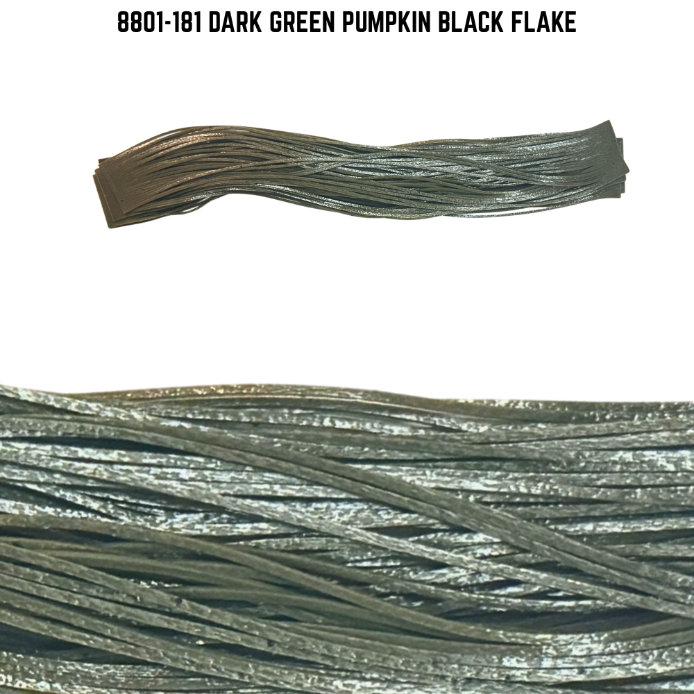 8801-181 Dark Green Pumpkin Black Flake Skirt Tab