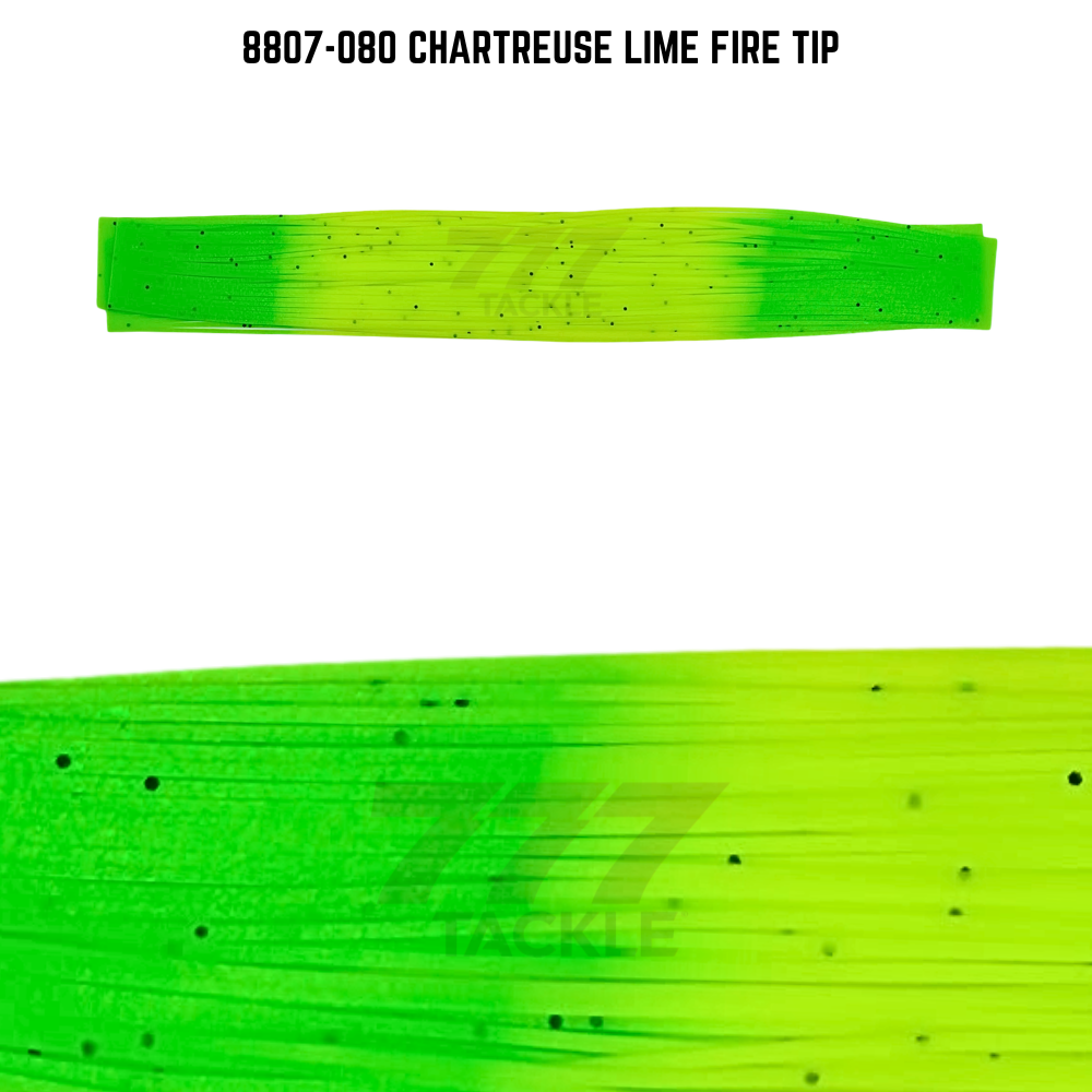 8807-080 Chartreuse Lime Fire Tip Skirt Tab
