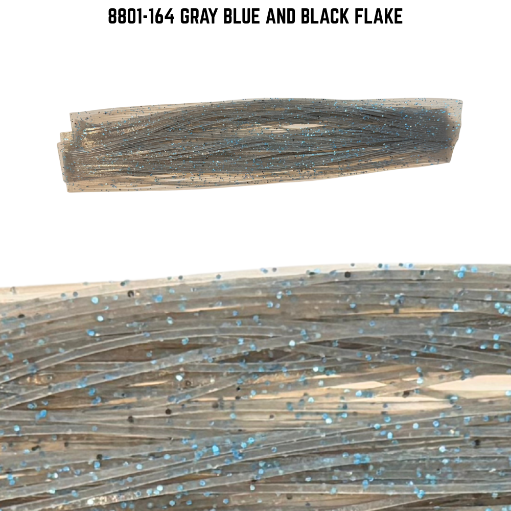 8801-164 Gray Blue & Black Flake Skirt Tab