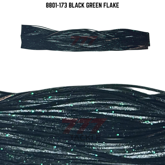 8801-173 Black Green Flake Skirt Tab