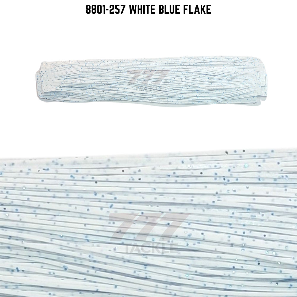 8801-257 White Blue Flake Skirt Tab