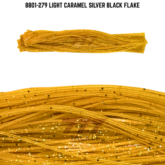8801-279 Light Caramel Silver Black Flake Skirt Tab