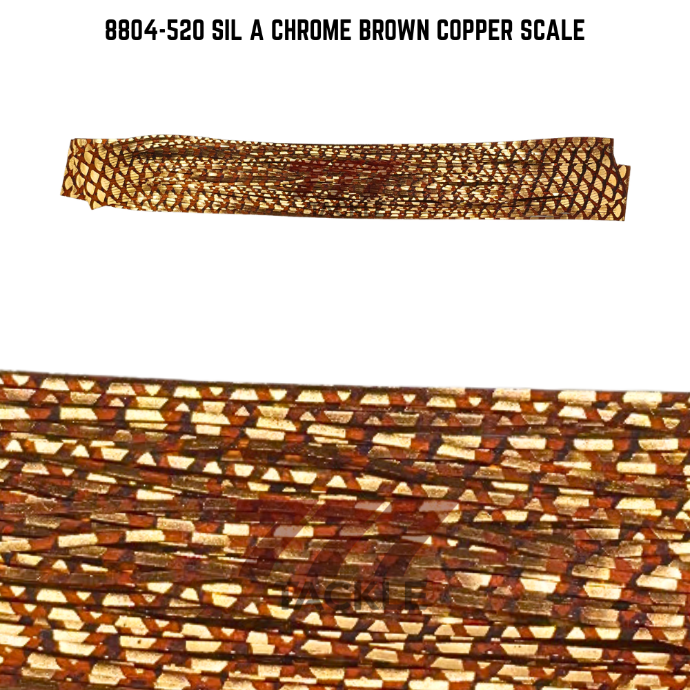 8804-520 Sil A Chrome Brown Copper Scale Skirt Tab