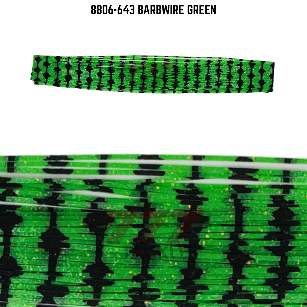8806-643 Barbwire Green Skirt Tab