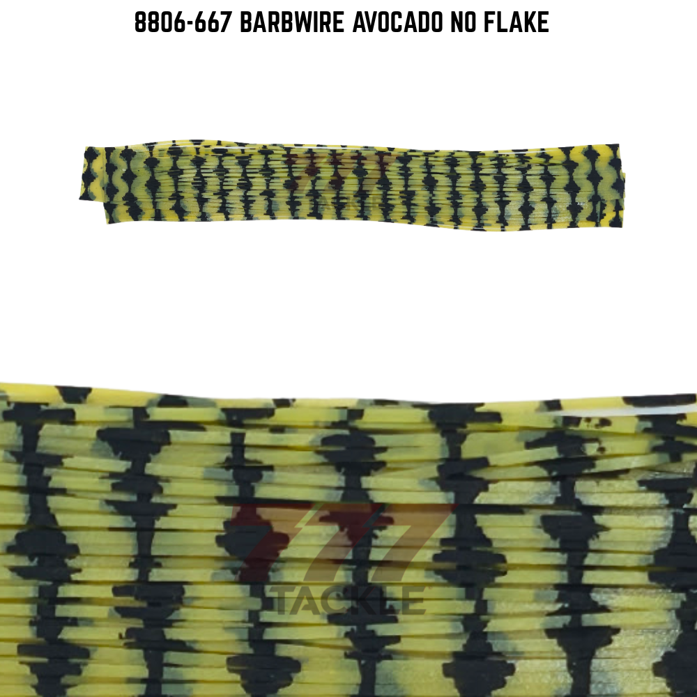 8806-667 Barbwire Avocado No Flake Skirt Tab