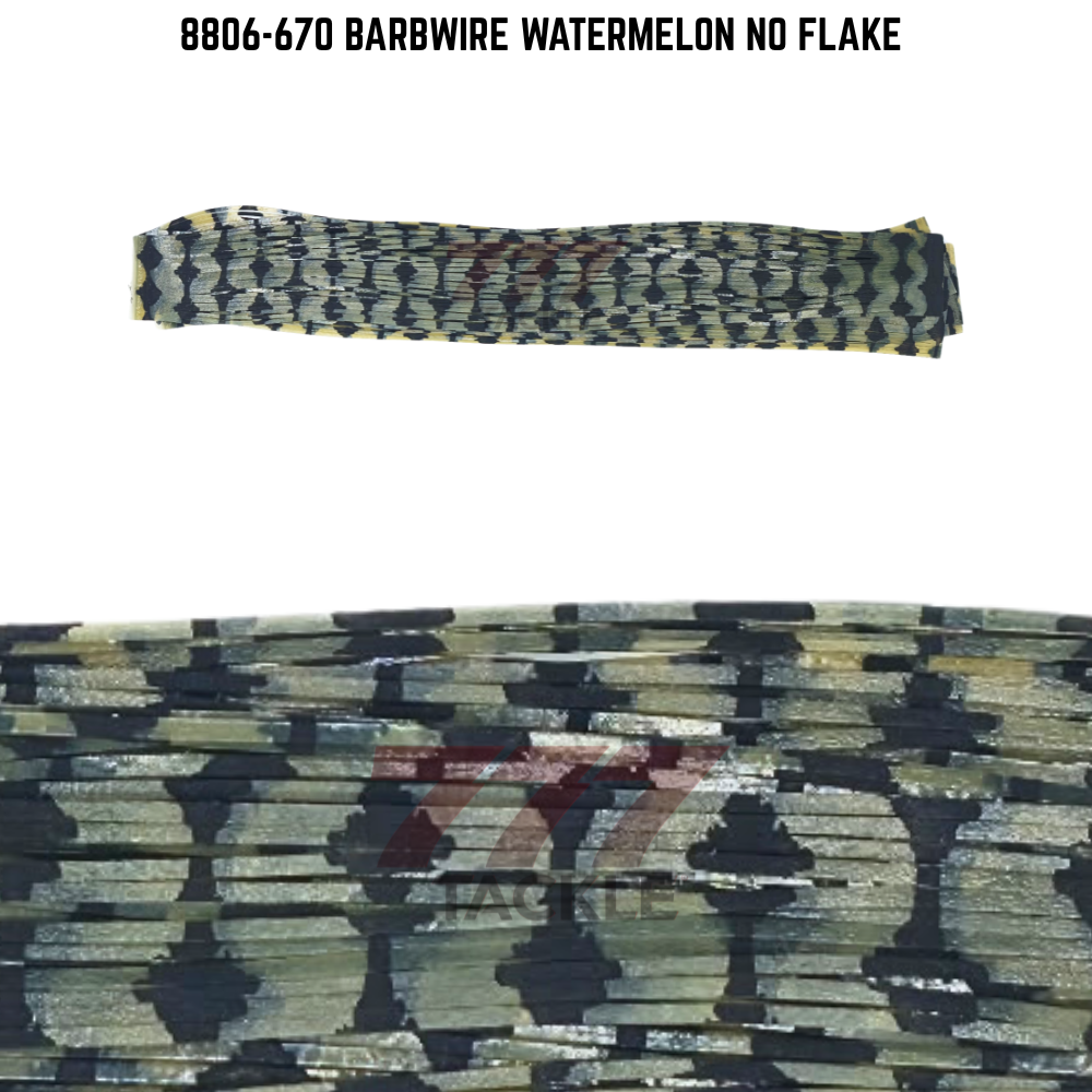 8806-670 Barbwire Watermelon No Flake Skirt Tab