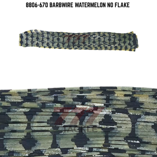 8806-670 Barbwire Watermelon No Flake Skirt Tab