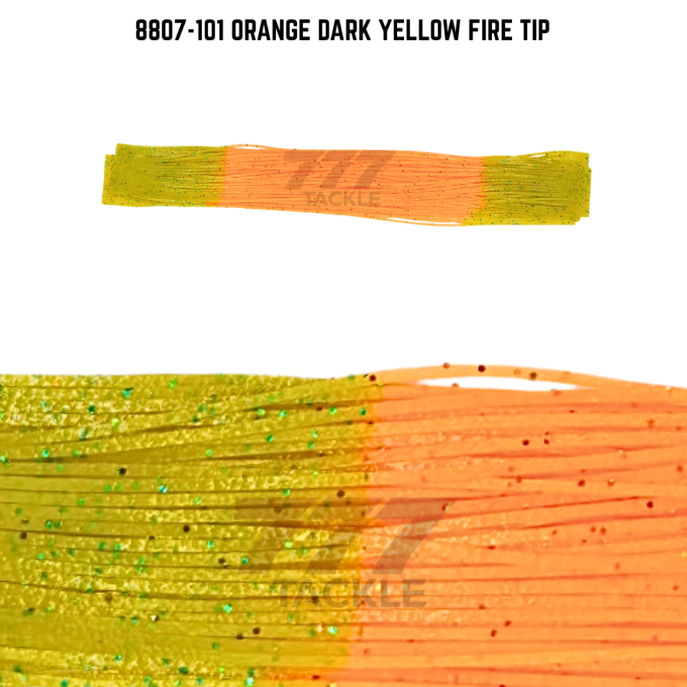 8807-101 Orange Dark Yellow Fire Tip Skirt Tab