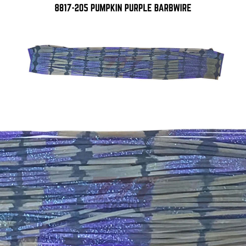 8817-205 Pumpkin Purple Barbwire Skirt Tab