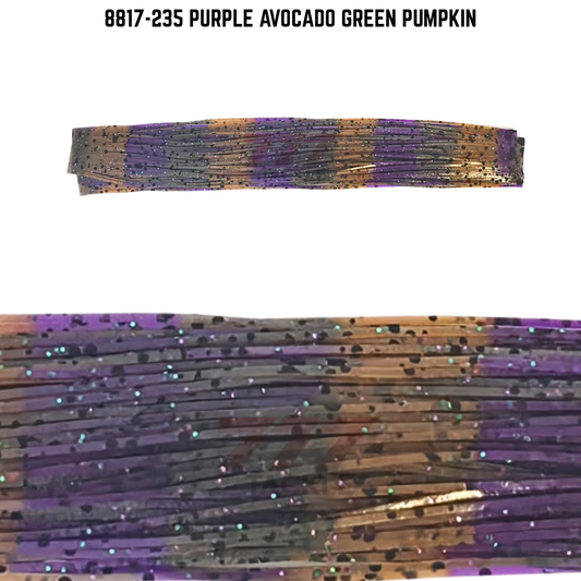 8817-235 Purple Avocado Green Pumpkin Skirt Tab