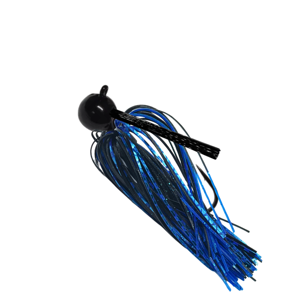 Round Weedless Blue Shadow
