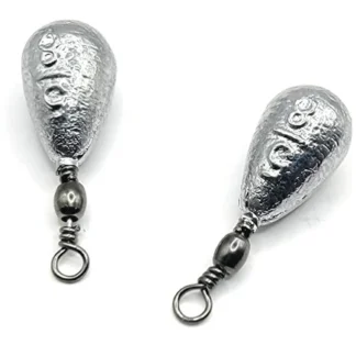 Bell Casting Swivel Weight Sinker Black Swivel