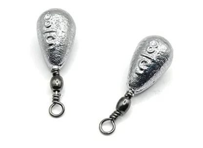 Bell Casting Swivel Weight Sinker Black Swivel