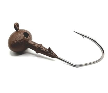 Football Weedless Bass Fishing Jig Victory V Loc Hook Powder Coated - Image 4