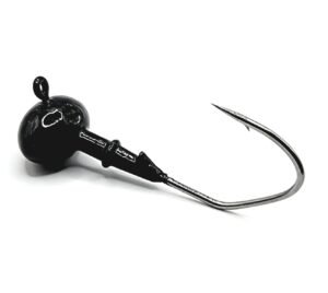 Football Weedless Bass Fishing Jig Victory V Loc Hook Powder Coated