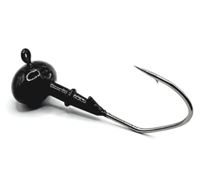 Football Weedless Bass Fishing Jig Victory V Loc Hook Powder Coated