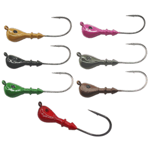 Arky Weedless Jig with round bend hook and powder coated