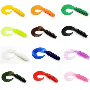 4" Grub Soft Bait Ribbon Tail No Salt