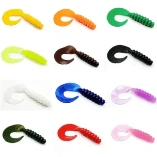 4" Grub Soft Bait Ribbon Tail No Salt