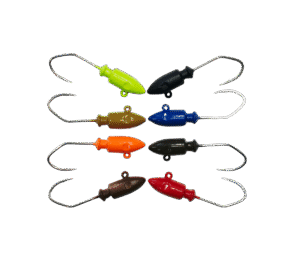 Spire Point Bullet Bass Fishing Jig Victory V Loc Hook Powder Coated Multiple Colors