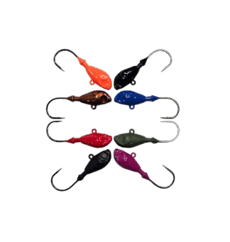 Ultra Minnow Bass Fishing Jig Victory Round Heavy Hook Powder Coated Multiple Colors