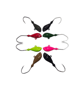 Ultra Minnow Bass Fishing Jig Victory V Loc Heavy Hook Powder Coated Multiple Colors