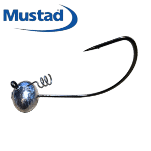 Football Screw Loc Bass Fishing Jig Mustad Wide Gap Hook