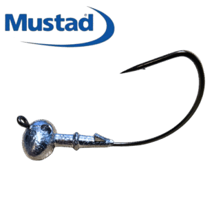 Football Weedless Bass Fishing Jig Mustad Wide Gap Hook