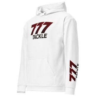 White Unisex Hoodie Front Left Arm Back