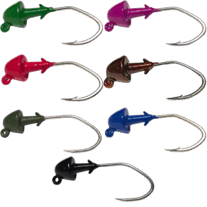 Bullet Nose Bass Fishing Jig Victory V Loc Powder Coated Multiple Colors
