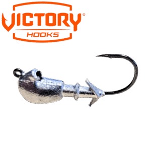 Compact Weedless Bass Fishing Jig Victory Round Hook