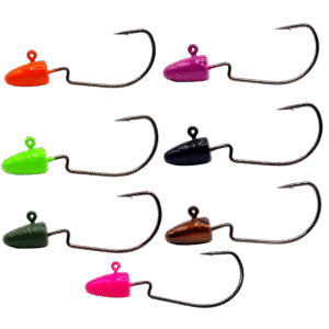 Darter Weedless Bass Fishing Jig Victory EWG Hook Powder Coated Multiple Colors