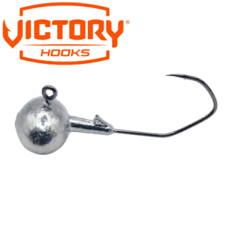 Football Bass Fishing Jig Victory Hook Black