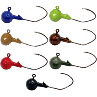 Football Bass Fishing Jig Victory Hook Black Powder Coated Multiple Colors