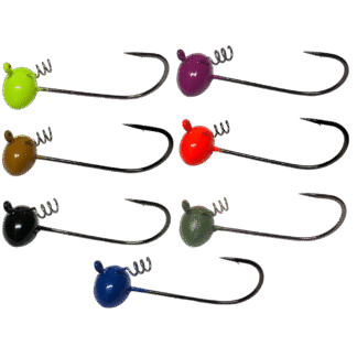 Football Screw Loc Bass Fishing Jig Gamakatsu Hook Powder Coated Multiple Colors