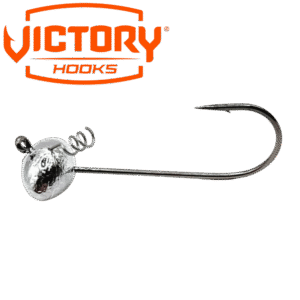 Football Screw Loc Bass Fishing Jig Victory Round Bend