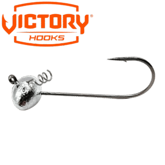 Football Screw Loc Bass Fishing Jig Victory Round Bend