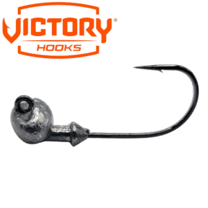 Recessed Football Bass Fishing Jig Heavy Hook Victory Round Bend No Weedguard