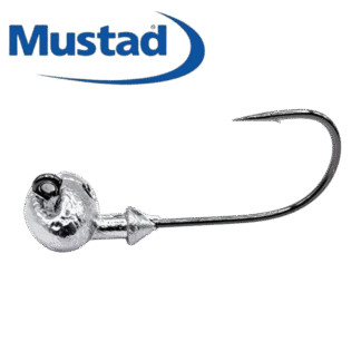 Recessed Football Weedless Bass Fishing Jig Heavy Hook Mustad