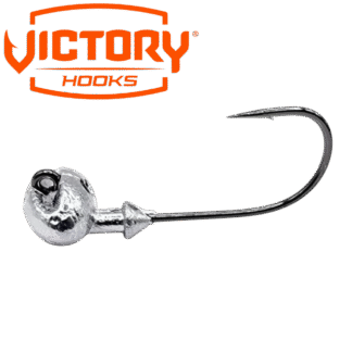 Recessed Football Weedless Bass Fishing Jig Heavy Hook Victory Round Bend