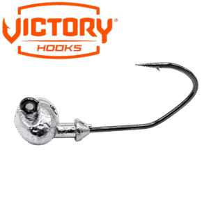 Recessed Football Weedless Bass Fishing Jig Heavy Hook Victory V Loc