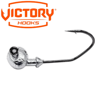 Recessed Football Weedless Bass Fishing Jig Heavy Hook Victory V Loc