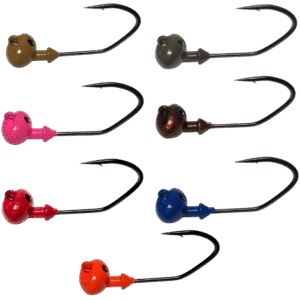 Recessed Football Bass Fishing Jig Heavy Hook Victory V Loc Powder Coated