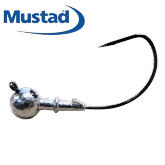 Round Bass Fishing Jig Mustad Wide Gap Hook