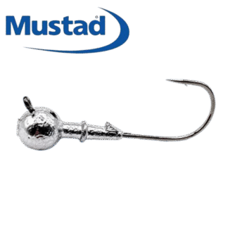 Round Bass Fishing Jig Mustad Hook