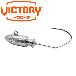 Spire Point Bullet Bass Fishing Jig Victory V Loc Hook