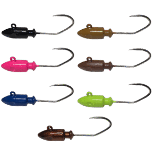 Spire Point Bullet Bass Fishing Jig Victory V Loc Hook Powder Coated Multiple Colors