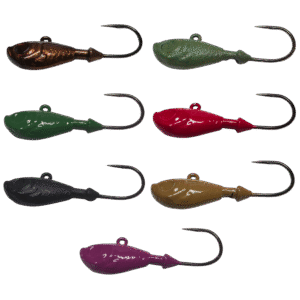 Ultra Minnow Bass Fishing Jig Mustad Heavy Hook Powder Coated Multiple Colors